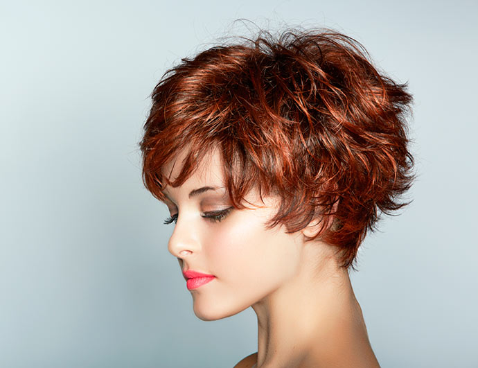 cores de cabelo para cortes curtos