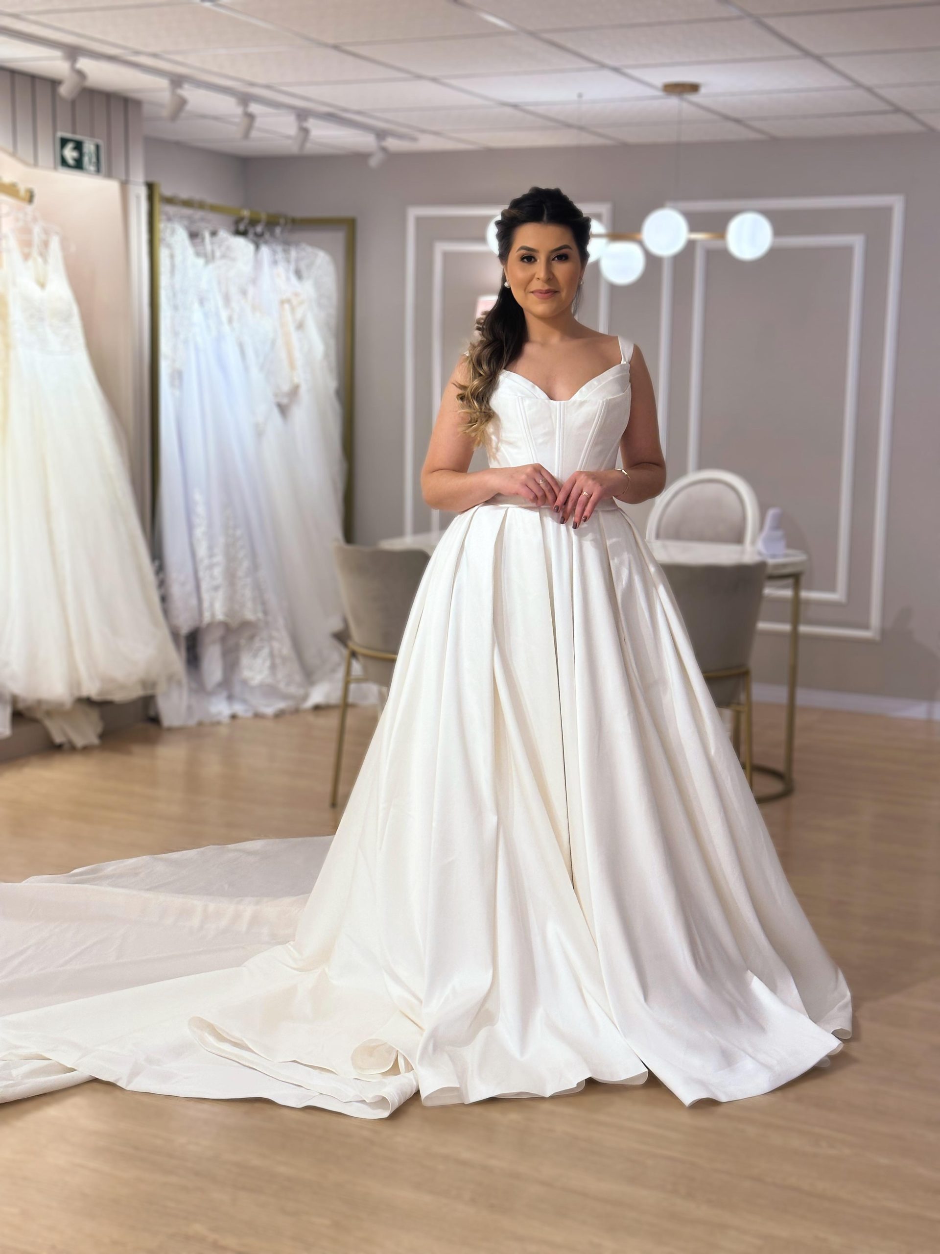 vestido de noiva corte princesa 2026