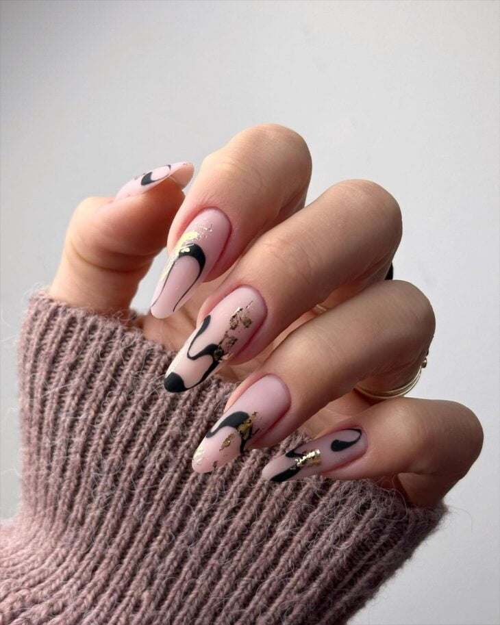 unhas de gel simples para casamento