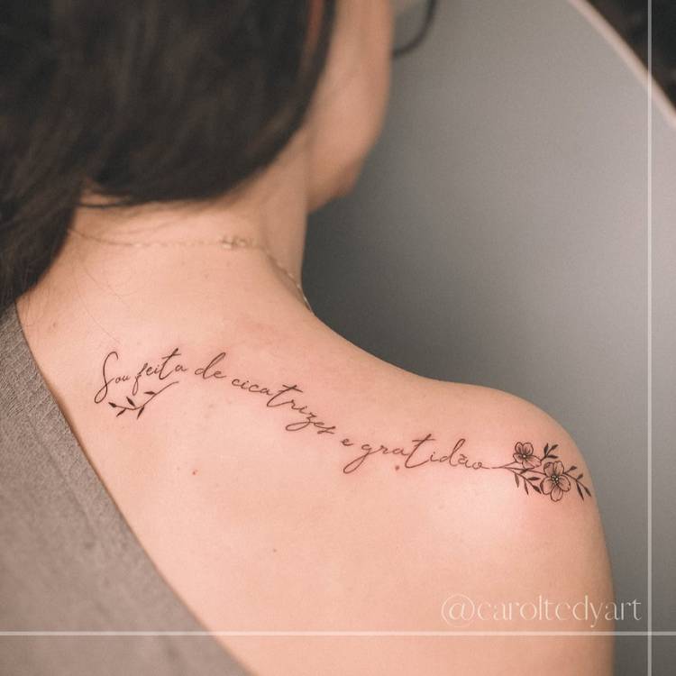 Tatuagens de frases em inglês: as mais populares