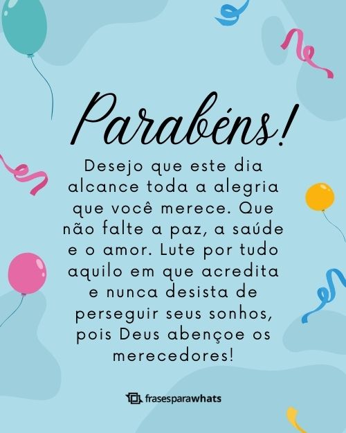 frases de aniversário curtas para status do whatsapp