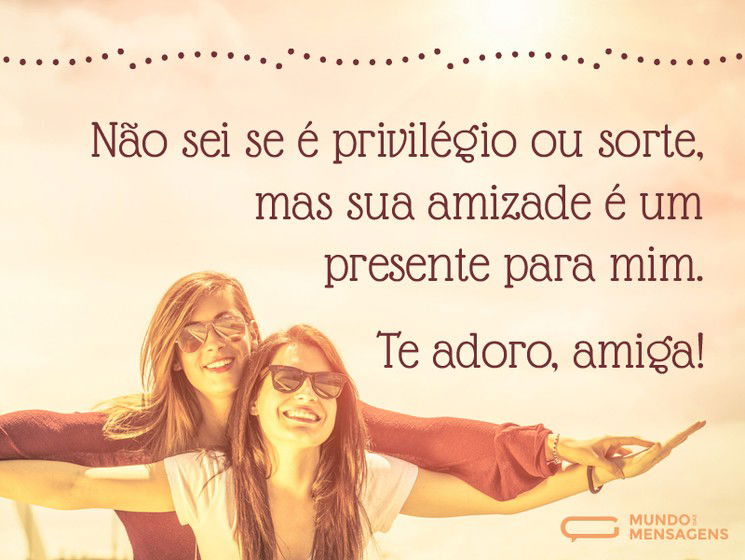 frase para foto com amiga