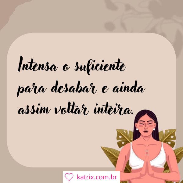 frase sozinha na foto