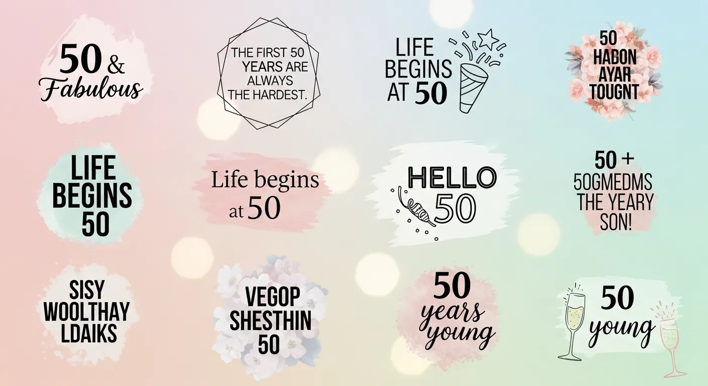 Mensagens de Parabéns para 50 Anos: Como Homenagear Amigos e Família