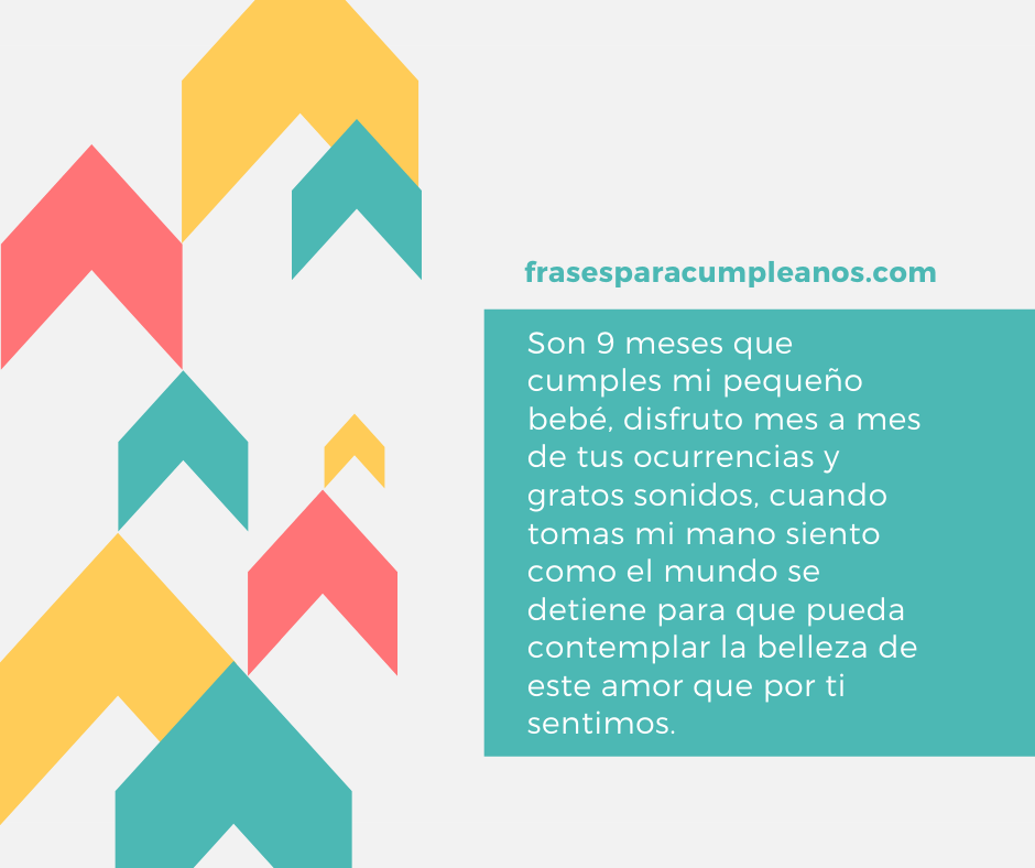 frases 9 meses