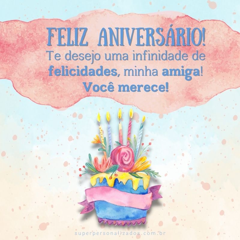 frases aniversário amiga