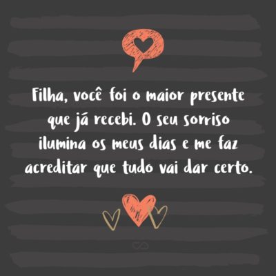 frases curtas para filha status