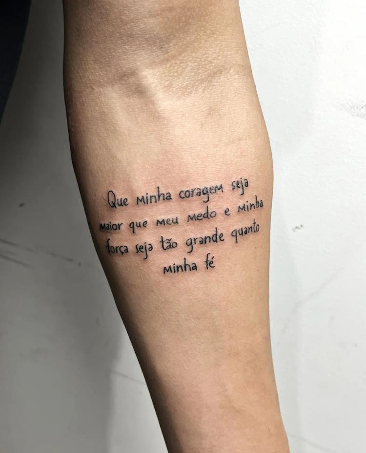 frases curtas para tatuagem