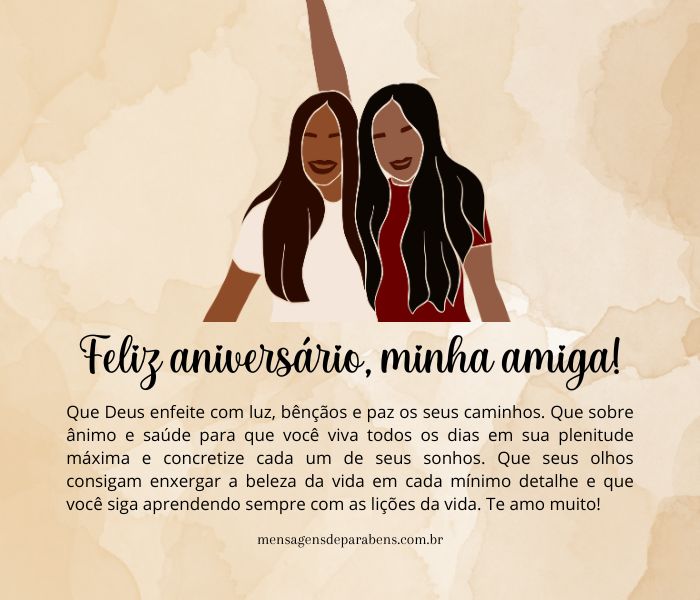 frases de aniversário amiga