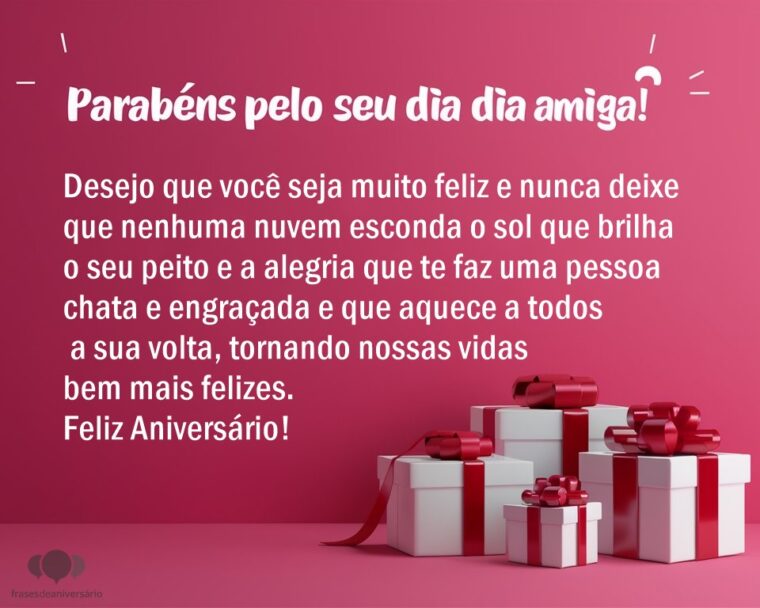 frases de aniversário para amiga vs colega de trabalho