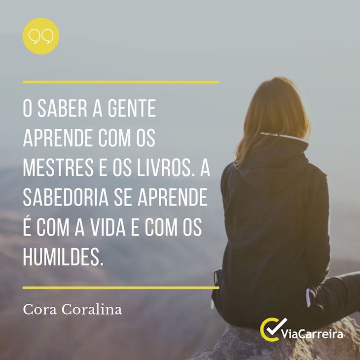 frases de Cora Coralina sobre o amor