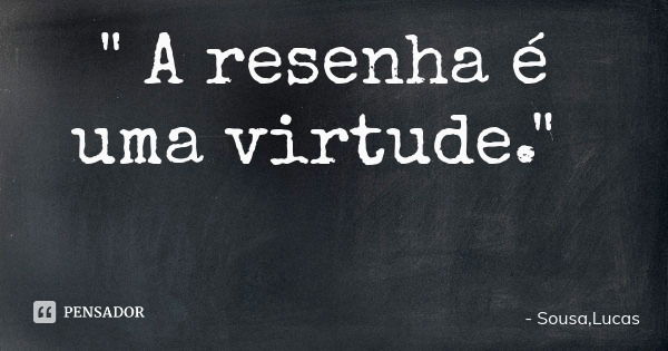 frases de resenhas