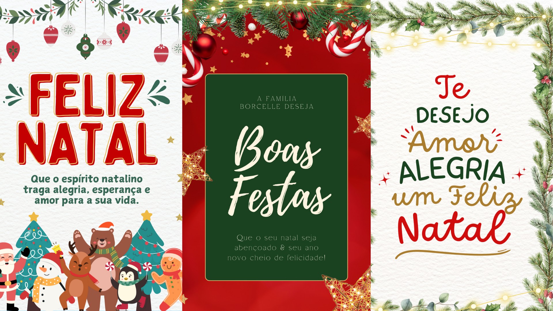 frases de natal para clientes vs frases para família
