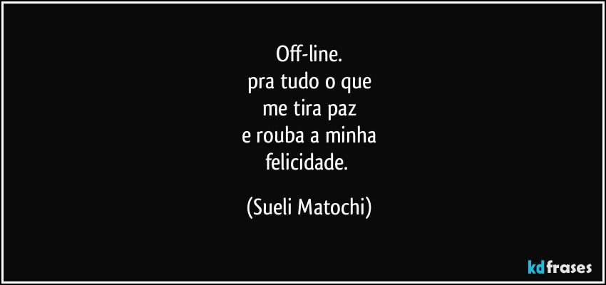 Como usar frases 'em off' para status e legendas