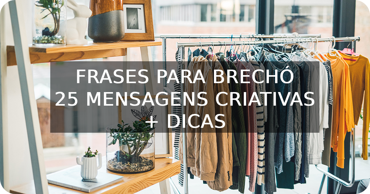 frases para atrair clientes brechó