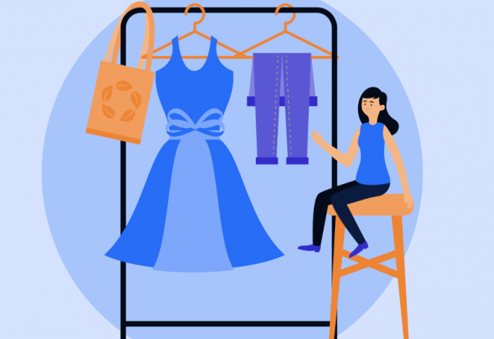roupas de segunda mão frases