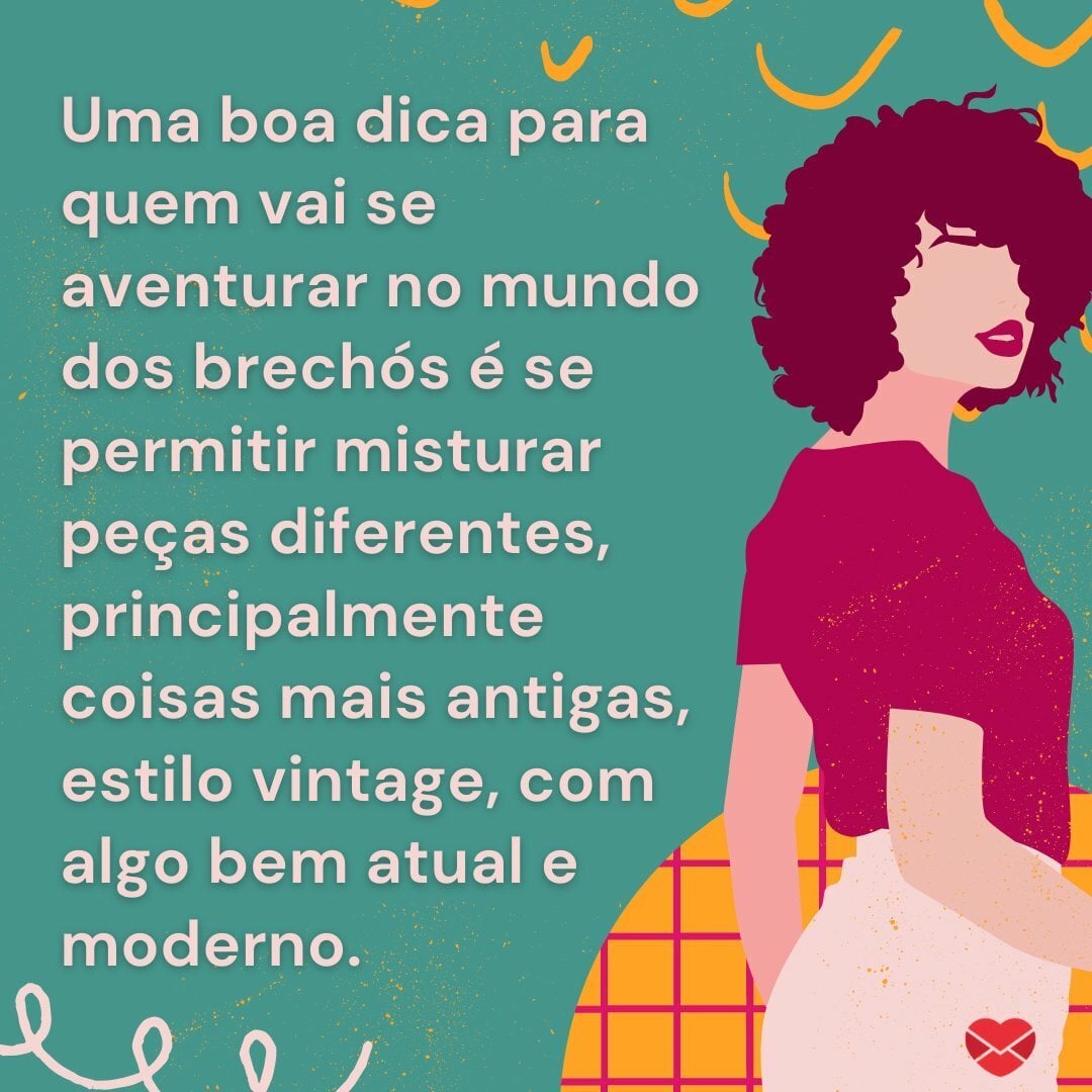 brechó online frases