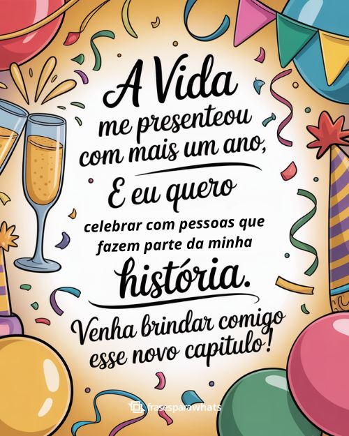 frases para convite de 15 anos