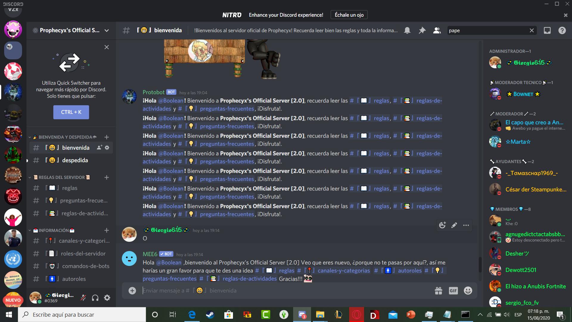 frases gamer discord
