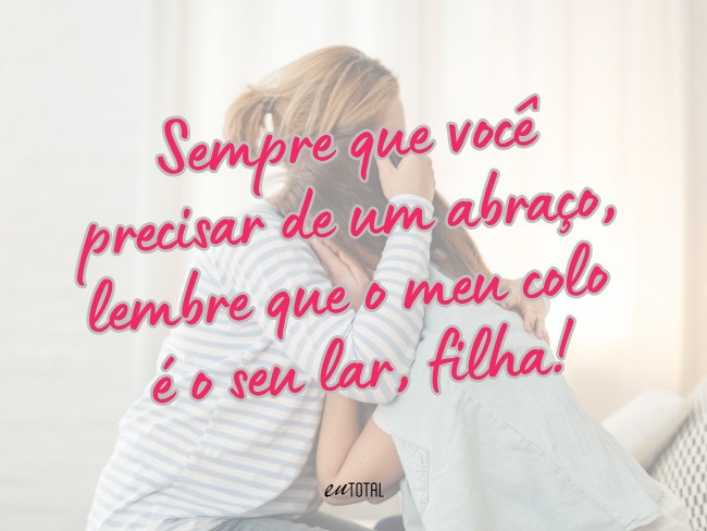 mensagens para filha