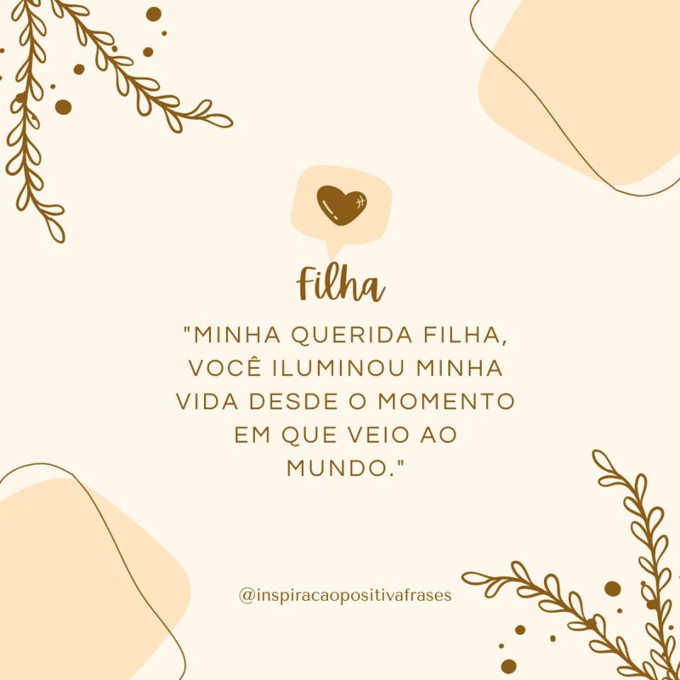 declaração para filha
