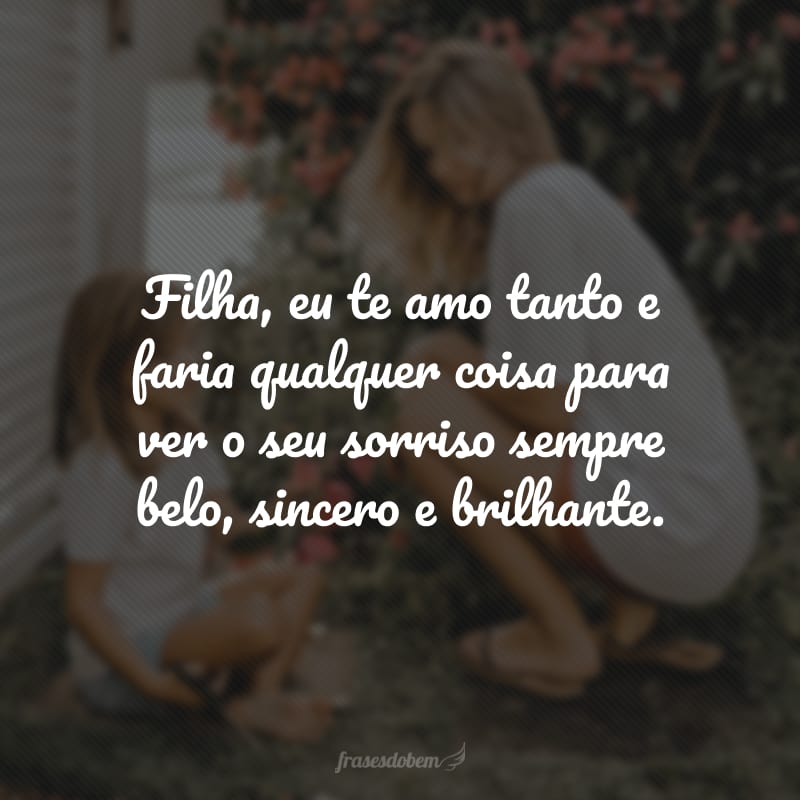 status para foto com a filha