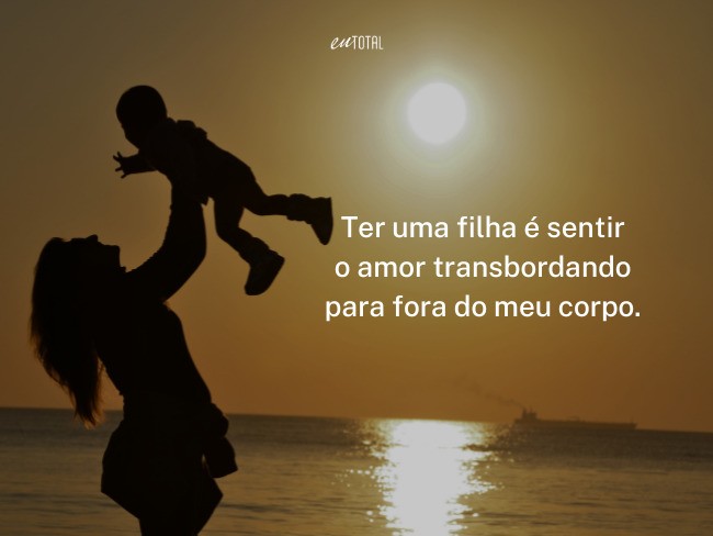 frases para foto de filha recém-nascida