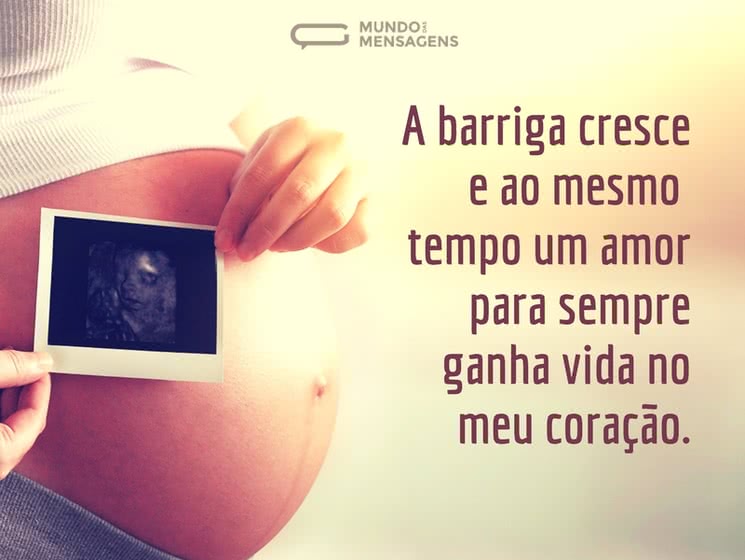 frases para fotos gravida