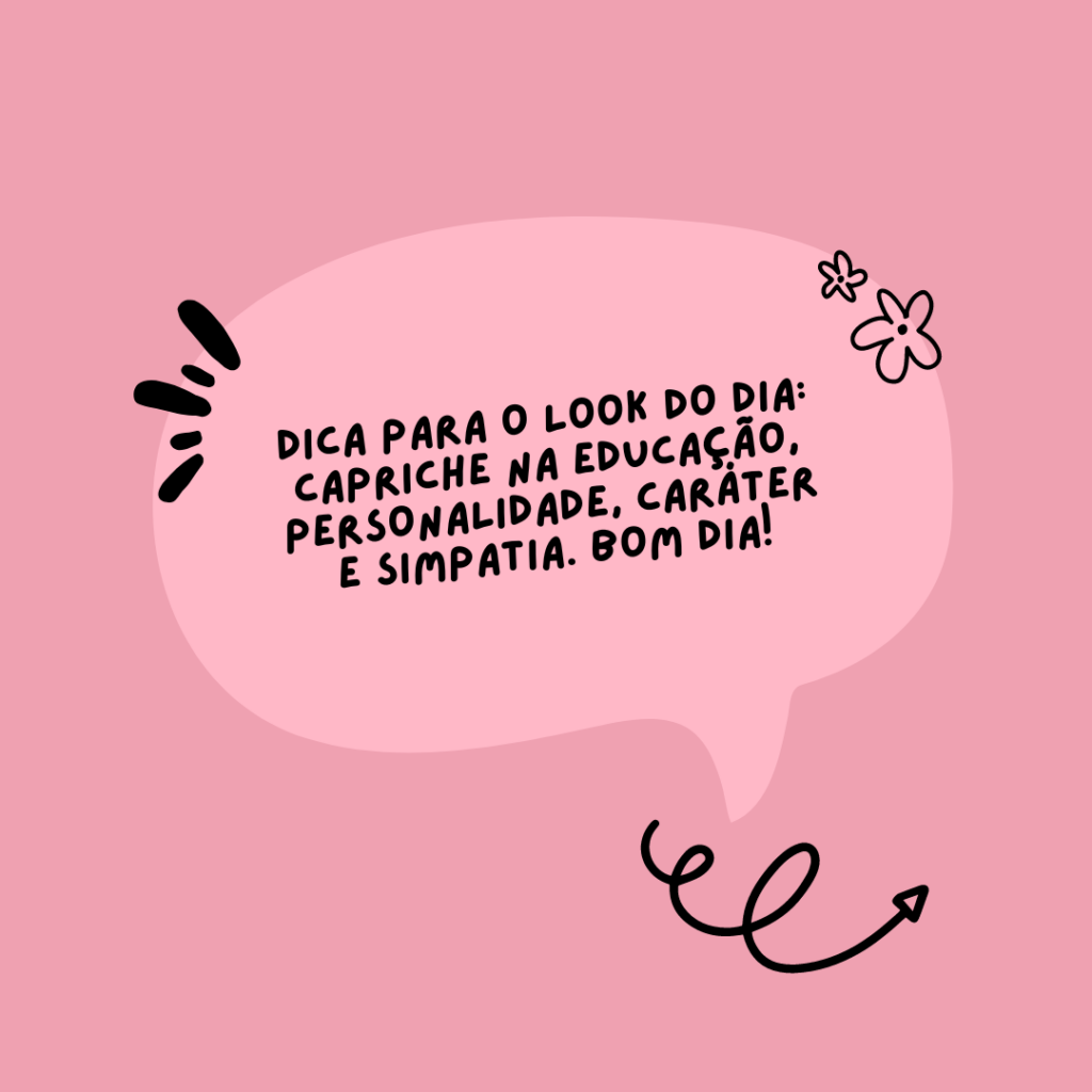frases look do dia para foto no espelho