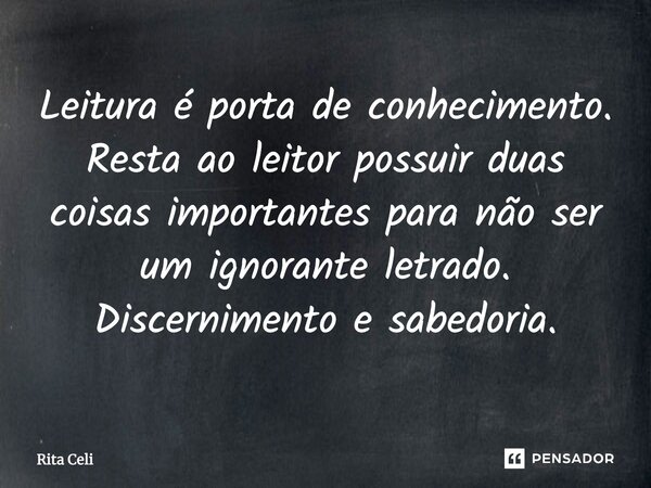 citações sobre leitura