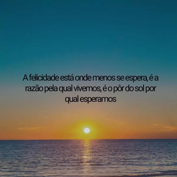 frases de pôr do sol curtas