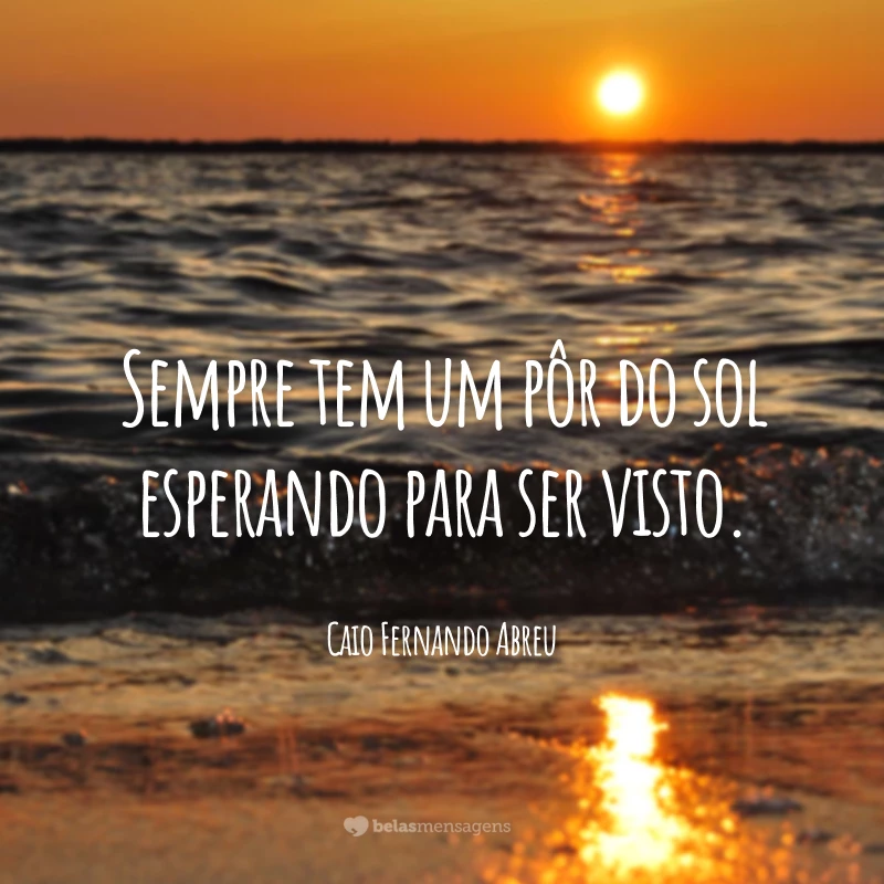 frases de reflexão pôr do sol