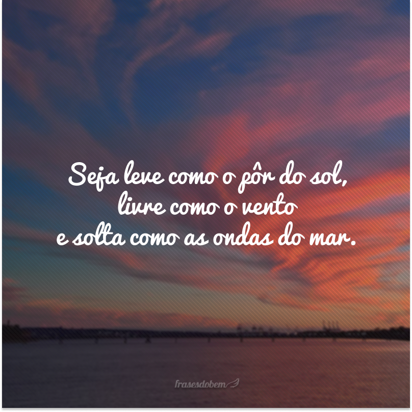 frases para fotos de pôr do sol
