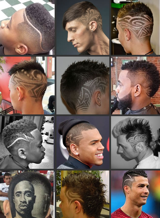 desenho de cabelo freestyle masculino