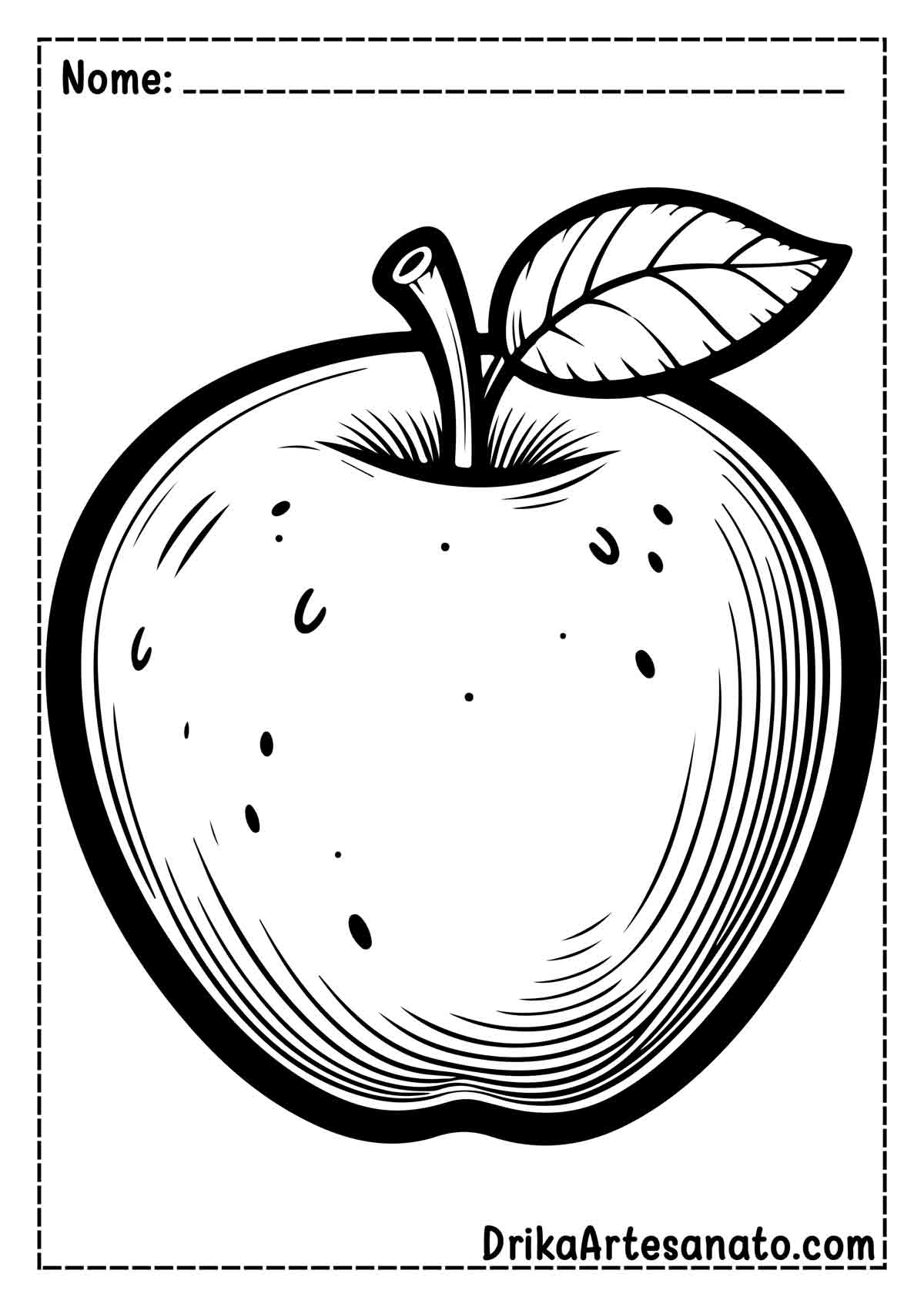 frutas para colorir com nome