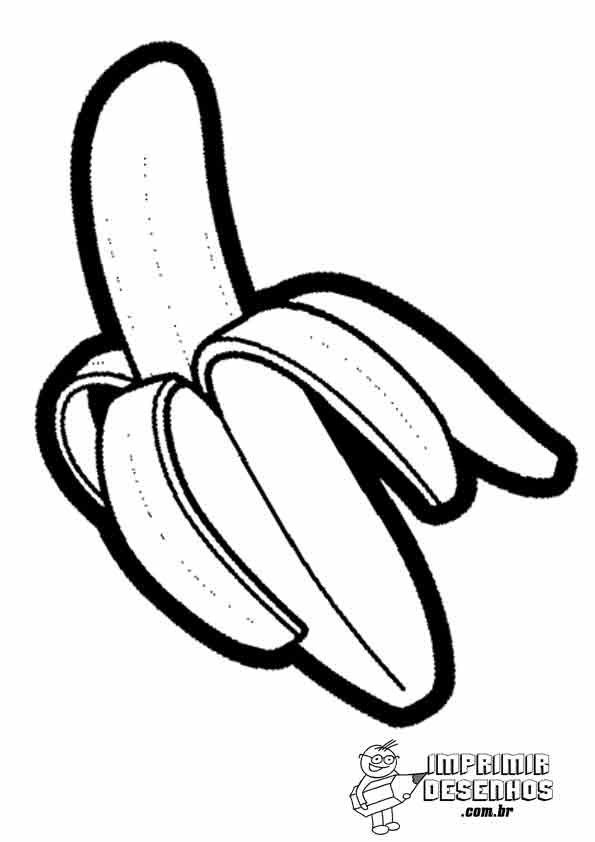 frutas para colorir com nome