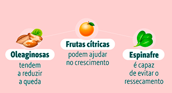 frutas que fazem o cabelo crescer