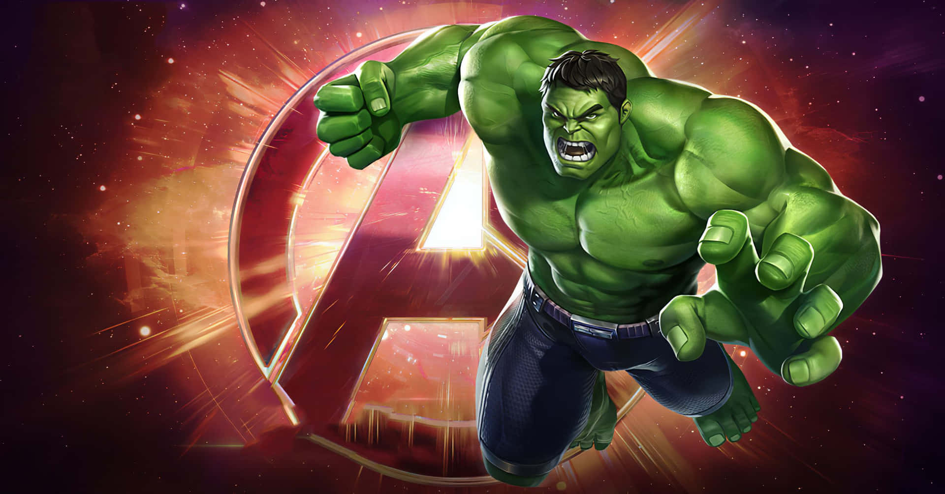 papel de parede hulk vingadores