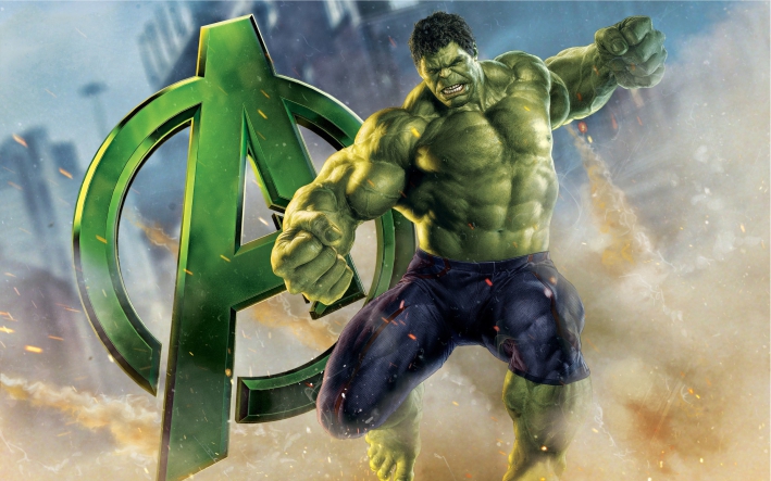 painel fotográfico hulk