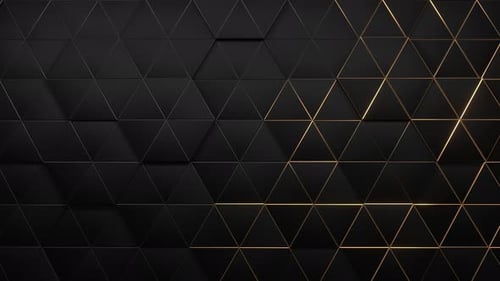 textura geométrica abstrata preta e ouro