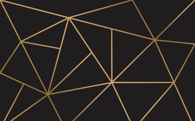 minimalista preto dourado