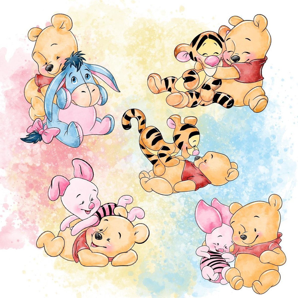 Guia Completo de Fundos Fotográficos do Ursinho Pooh para Ensaios de Bebês