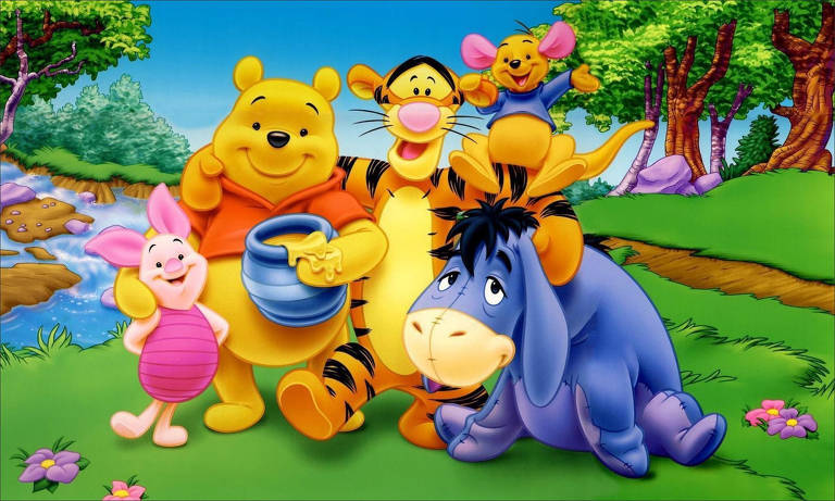 Guia Completo de Fundos Fotográficos do Ursinho Pooh para Ensaios de Bebês