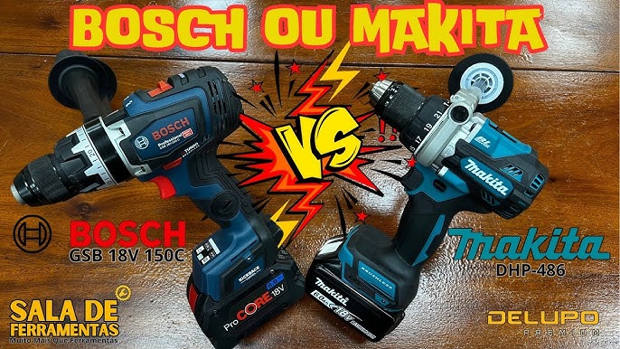 furadeira bosch vs furadeira makita profissional