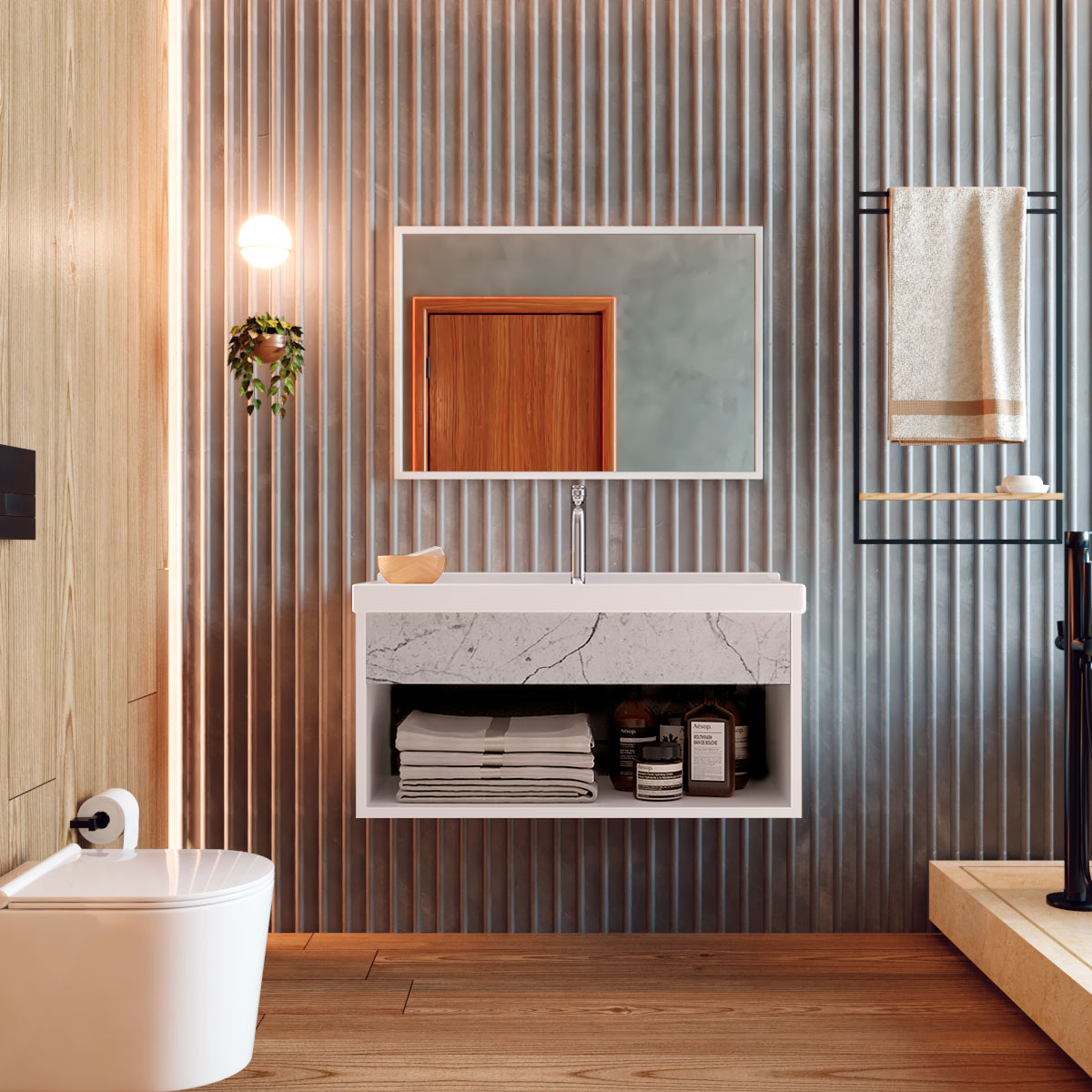 quanto custa um gabinete de banheiro planejado