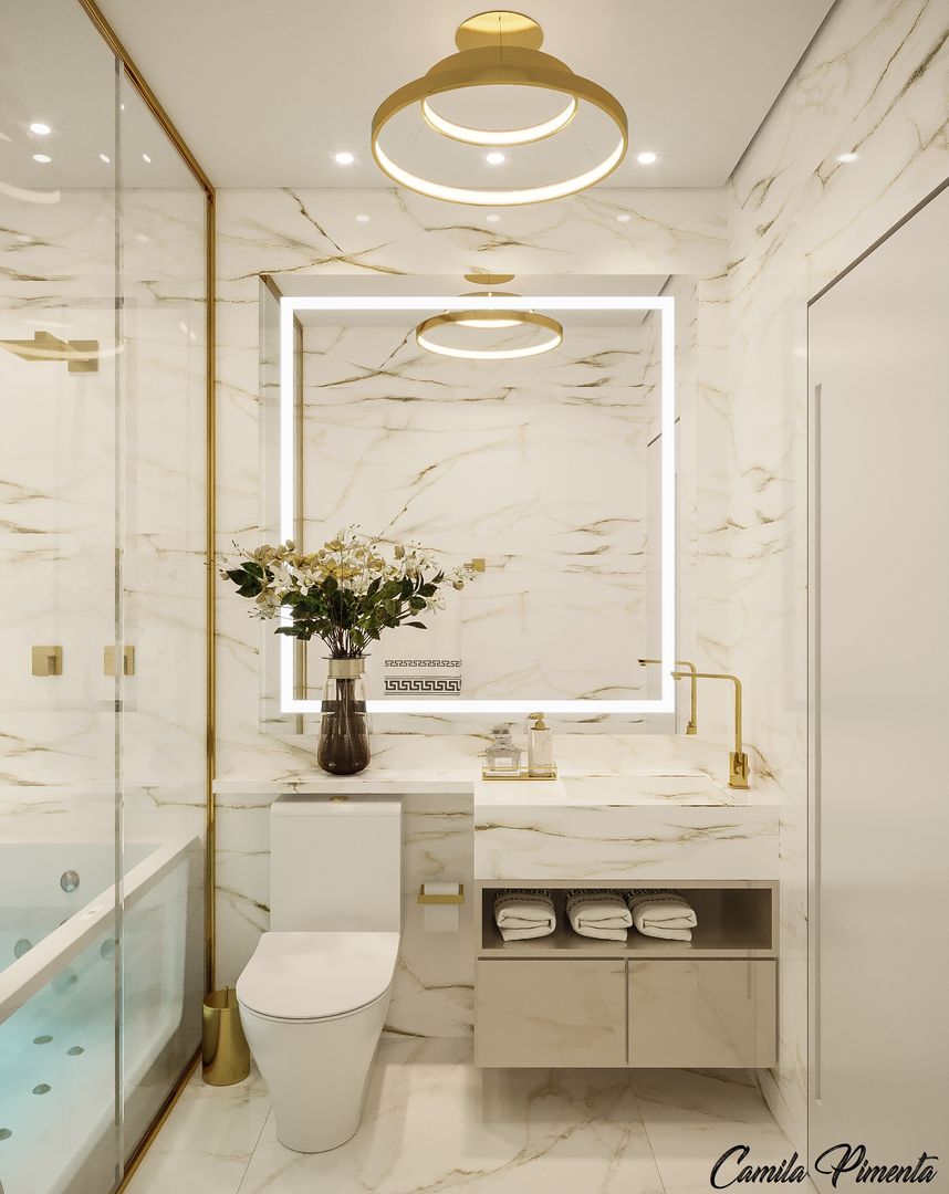 gabinete banheiro vidro ou madeira qual escolher