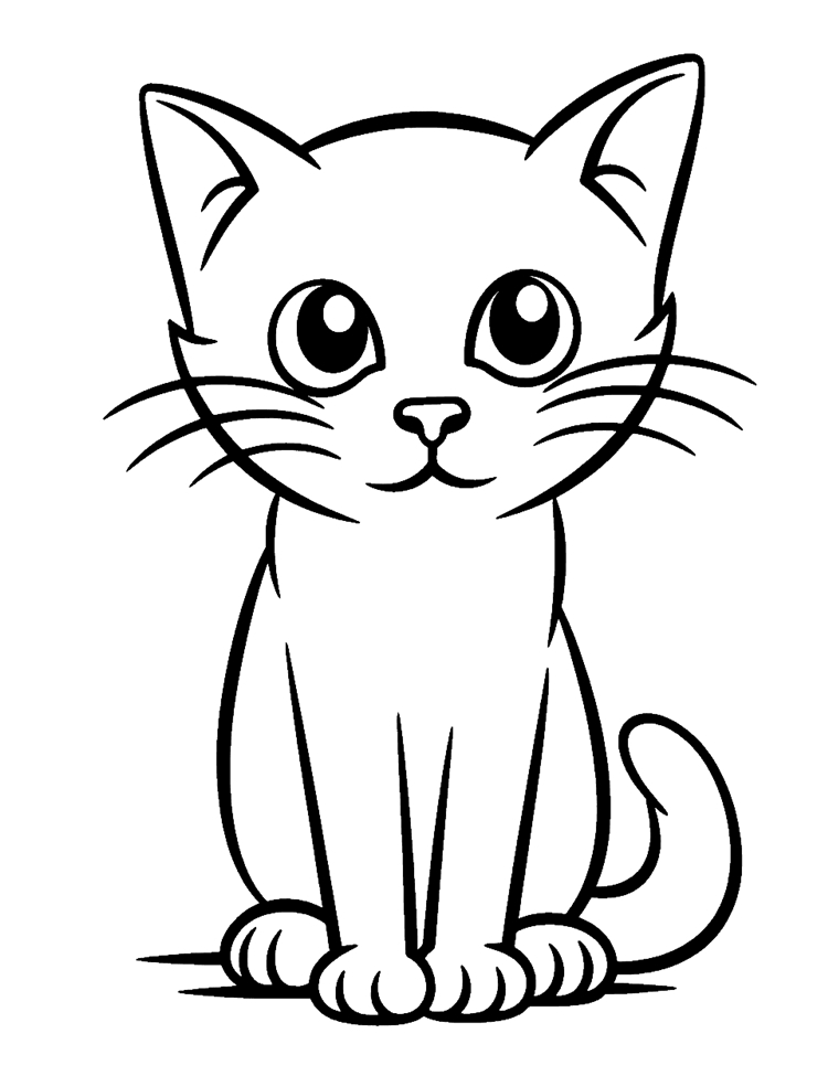 gato para pintar