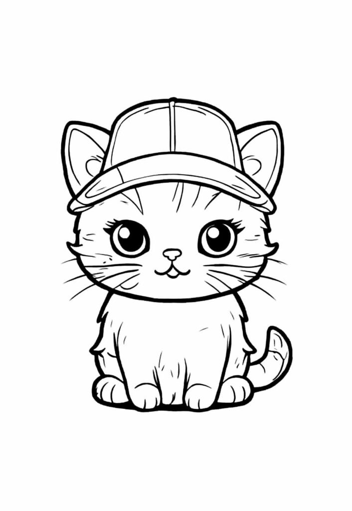 gato para pintar