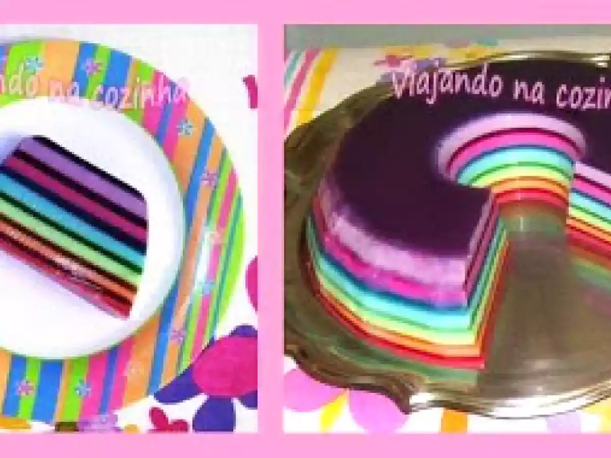 As Melhores Combinações de Cores para sua Gelatina Arco-Íris