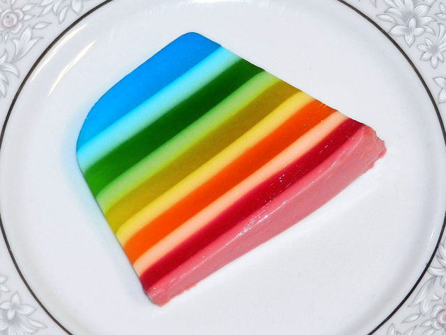 As Melhores Combinações de Cores para sua Gelatina Arco-Íris